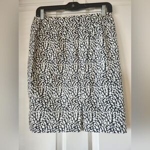 LOFT High Waisted Midi Skirt